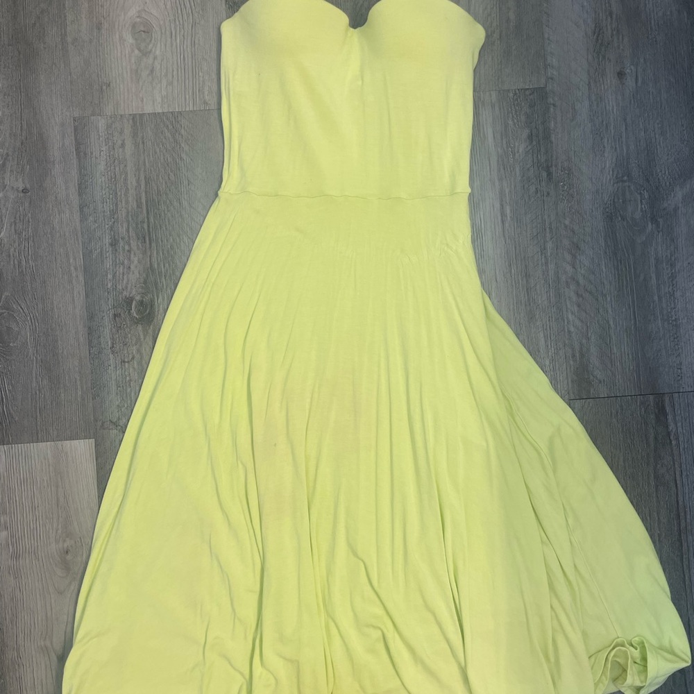 Victorias Secret bandeau sweetheart midi dress  molded cups 32B